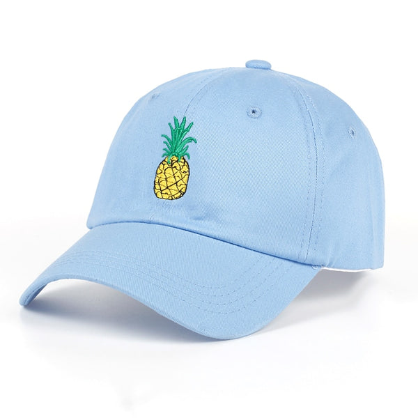 Pineapple Embroidery Baseball Cap