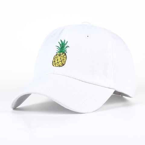 Pineapple Embroidery Baseball Cap