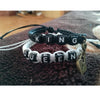 Couple Lock Charm Rope Bracelet