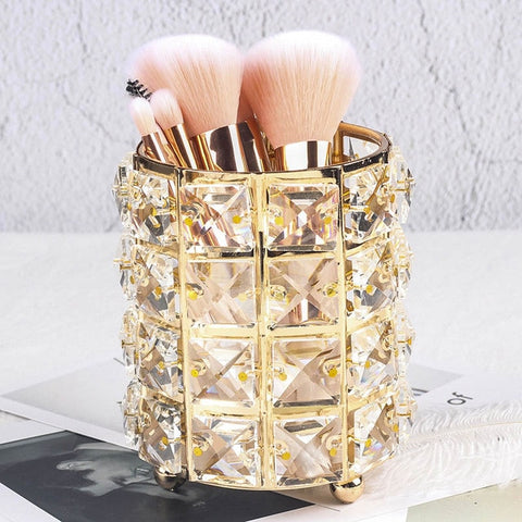 worldwide Metal Makeup Brush Storage