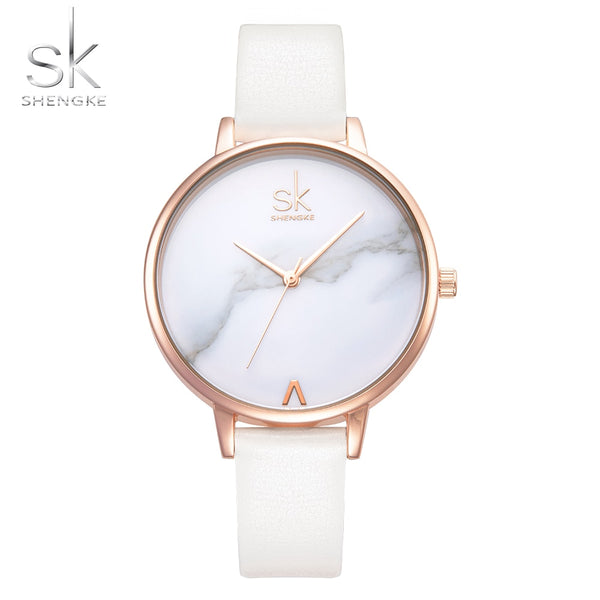 Shengke Women's Watches Fashion Leather